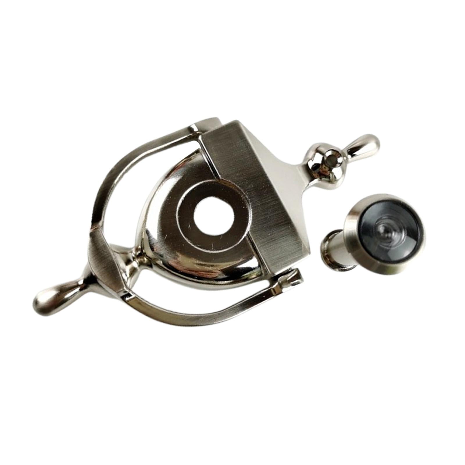Zinc Alloy Door Knocker with Viewer Easy to Install Modern Door Knock