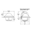 thumbnail image 2 of Ritchie RU-90 Voyager Racing Boat Compass with No Light & Flush 4-1/8" Hole Mount, 2 of 2