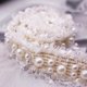 thumbnail image 3 of Accesorios de adorno de costura Sunnimix 2 piezas Cinta bordada con perlas 3 cm, 3 of 7