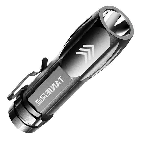 WNFJR Portable LED USB Rechargeable Mini Flashlight with High Brightness Beam, IP64 Waterproof for Outdoor and Home Use