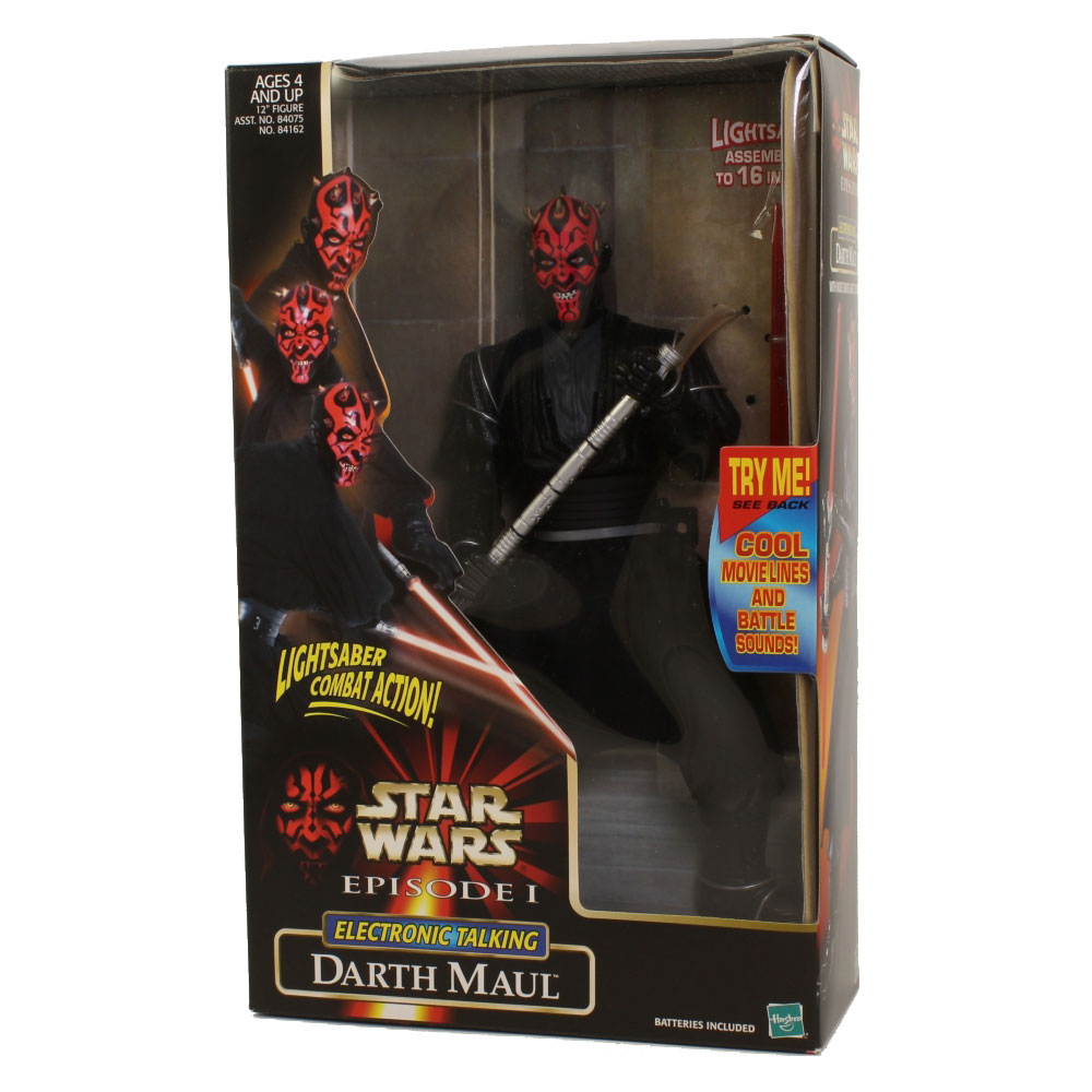 Star Wars - Episode 1: Phantom Menace Electronic Action Figure Set - DARTH  MAUL (12 inch) - Walmart.com
