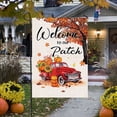 thumbnail image 1 of CNKOO Thanksgiving Fall Autumn Pumpkin Wwarf Welcome Fall Courtyard Garden Flag Yard Decor, 1 of 3