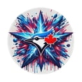 thumbnail image 1 of Toronto Baseball Round Non-Slip Rubber 2 PCS 8in Mouse Pad 3mm Thick Polyester Surface for Office Gaming PC, Bluebird Mouse Pad LS229, 1 of 7