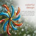 thumbnail image 4 of Alpine Corp SLL1874 Colorful Swirl Kinetic Wind Spinner Garden Stake, 4 of 5