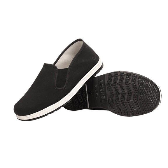 Chinese Traditional Beijing Shoes Kung Fu Tai Chi Shoes Rubber Sole Unisex Black