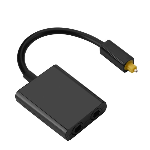 Divisor áctico, Divisor de cable de audio áctico de Doble Puerto Divisor de audio ÓCTICO Cable de Audio Adaptador Divisor de audio áctico digital 1 en 2 Salidas