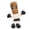 Cute-21.65IN, variant on Cute Cartoon Bread Shaped Plush Doll, Soft PP Cotton Bedside Companion Stuffed Toy for All Ages