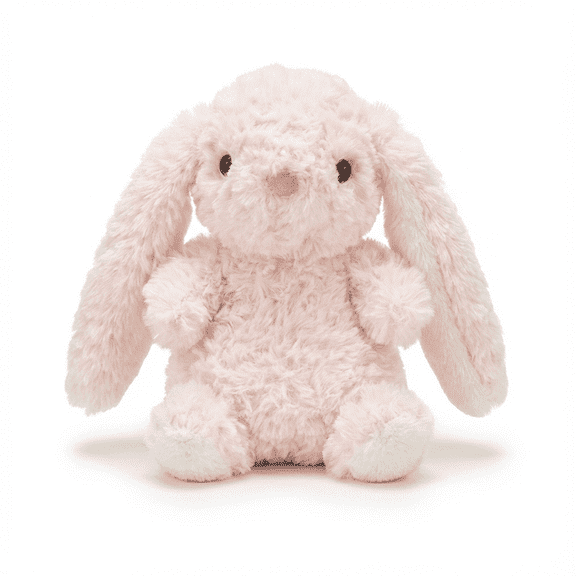6.3" Petal Pink Mini Floppy Eared Easter Bunny Plush Toys - Small Bunny Stuffed Animals - Soft Blush Rose Plushies for Easter Basket Stuffers - Valentine Gifts & Baby First Easter