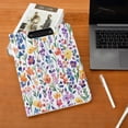 thumbnail image 5 of FORMRS A4 Clipboard Folder with Pen Holder Horizontal Foldable School Office Binder, Purple Wildflower Pattern, 5 of 9