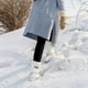 thumbnail image 5 of Botas de nieve de estilo coreano para hombre y mujer, de algodón, gruesas, cálidas, impermeables, antideslizantes, de felpa de lana, para exteriores, de noreste, para invierno, 5 of 5