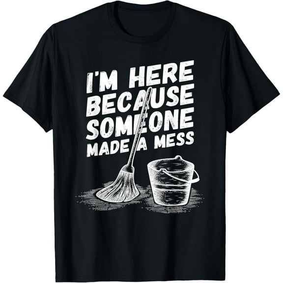 School Custodian Gifts Shirt for Janitor Appreciation T-ShirtMen's and women's pure cotton short-sleeved shirts