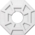 thumbnail image 1 of Ekena Millwork CMP12LG-04000 12 in. OD x 4 in. ID Square Logan Architectural Grade PVC Contemporary Ceiling Medallion, 1 of 1