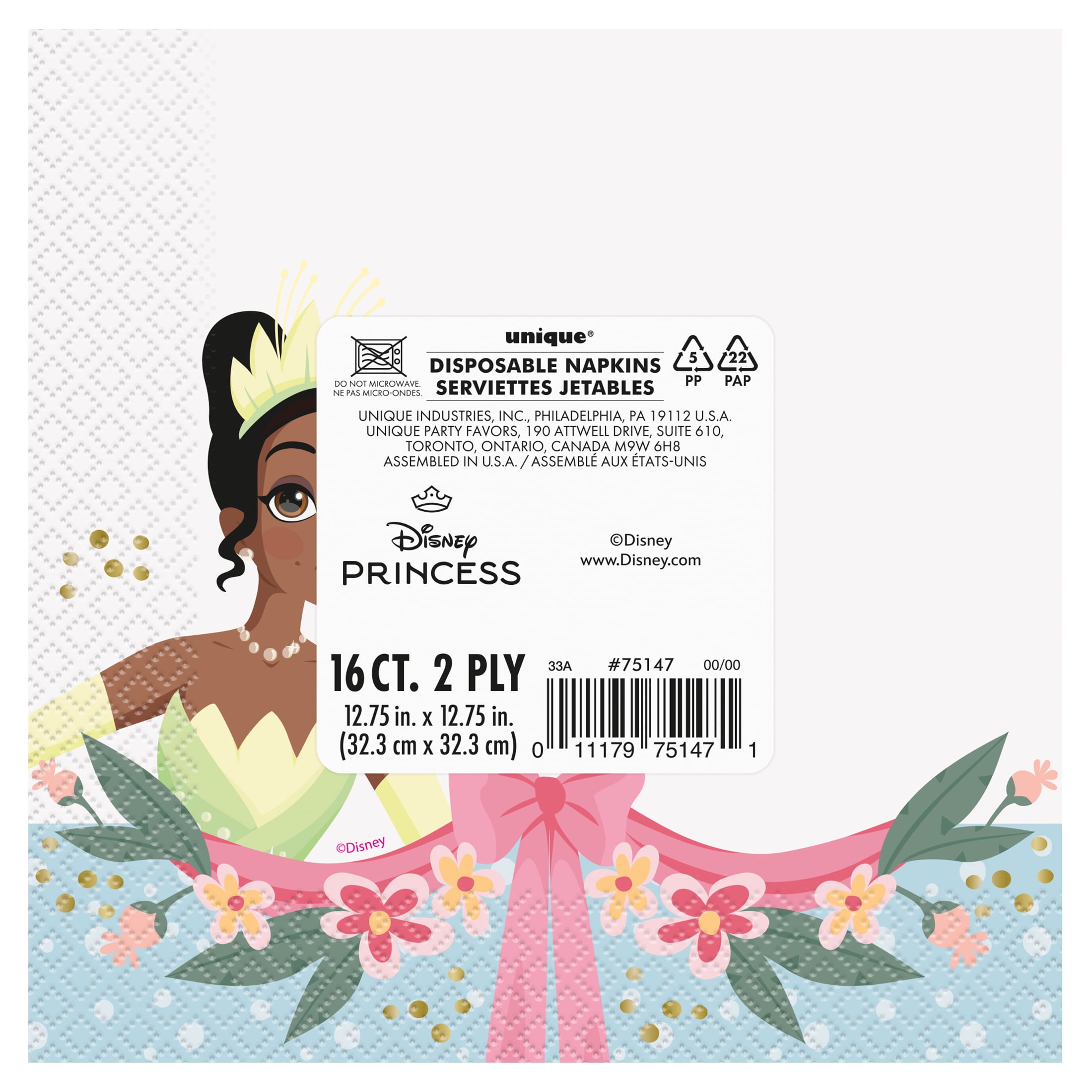 16 ct. Princess Lunch Napkins CDU