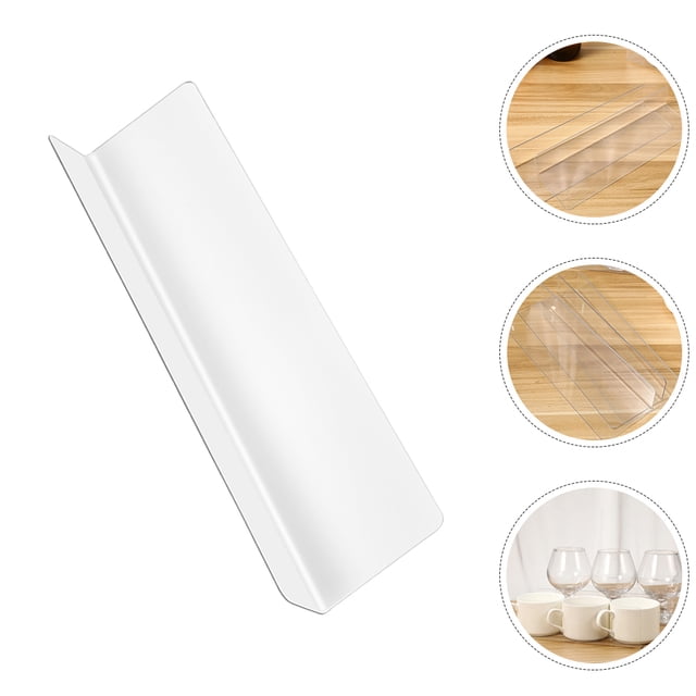 OULII 10pcs Plastic Organizer Separators L Shaped Shelf Divider for Product Categorization in Closet Organization