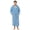 Haze Blue, variant on Men's Bathrobes with Hood, Soft Long Towel Robe for Men (Navy,L/XL)