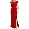thumbnail image 1 of Gspmoly Robes pour Femmes, Robe Aguichant pour Femmes à Épaules, Écran Transparent, Robe de Mariage Longue, Robes de Soirée pour Femmes Offres du Jour, 1 of 4