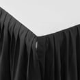 thumbnail image 2 of OUNONA Black Bedding Pleated Skirt with Hidden Zipper for Full Bed Coverage, 2 of 8
