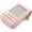 Pink, variant on RFID Blocking Accordion Card Wallet for Women, Lightweight Vegan Leather Small Zipper Credit Card Holder with ID Window, Pink