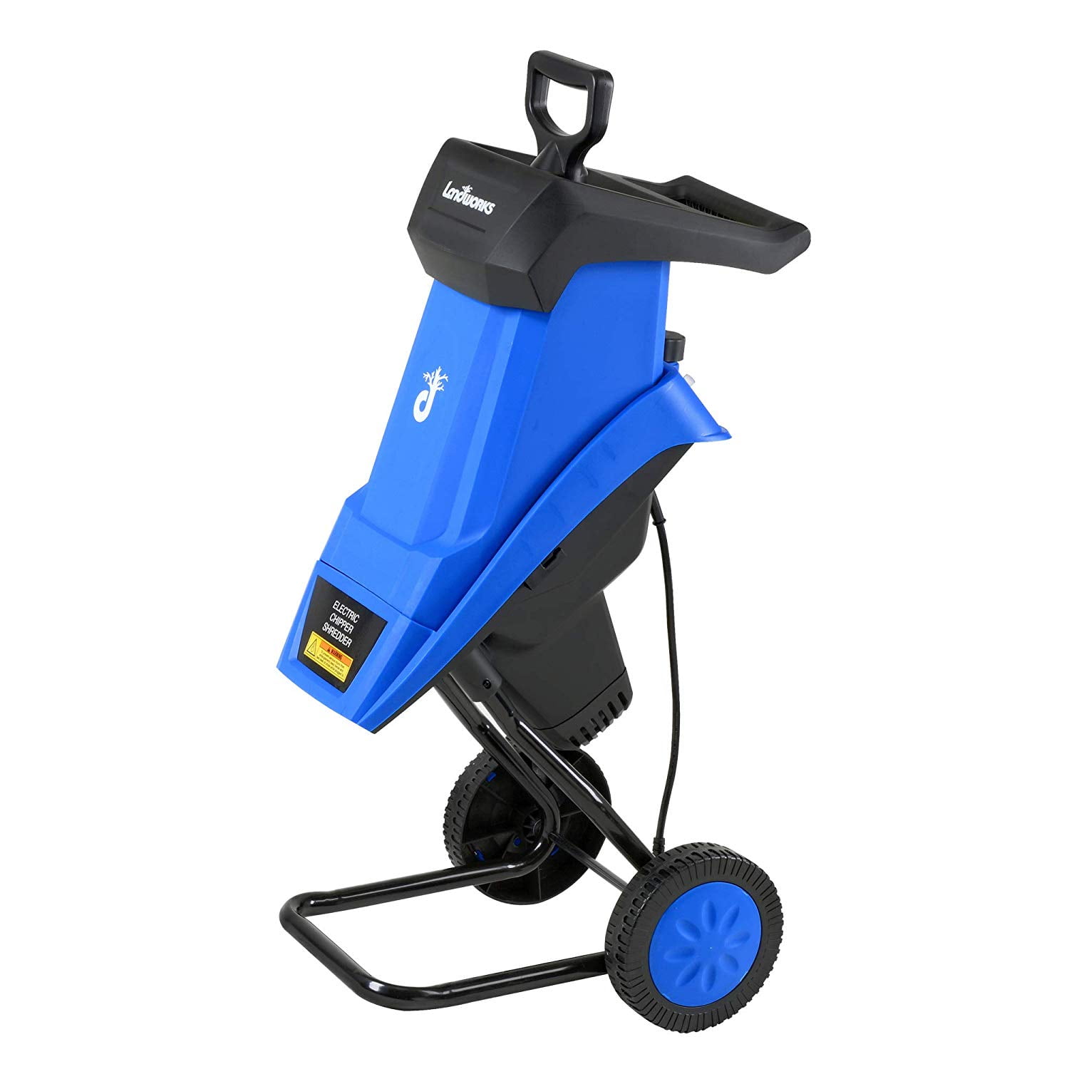 Landworks Electric Wood Chipper Shredder Mulcher Portable Polypropylene