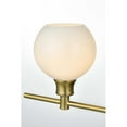 thumbnail image 6 of Living District Collier 2 Light Satin Gold And Frosted White Glass Wall Sconce, 6 of 9