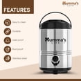 thumbnail image 6 of Mumma's LIFE Stainless Steel Water Camper/Water Jug Vacuum Insulated Thermo Flask Jug Water Beverage Dispenser (7 Litre), 6 of 6