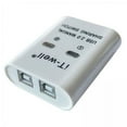 thumbnail image 1 of Dispositivo para impresora,Dispositivo para impresora USB 2.0 2 en 1 salida, manual Cambiar varias computadoras 1 a 2,Conmutador USB HUB 2 computadoras Convertidor, 1 of 8