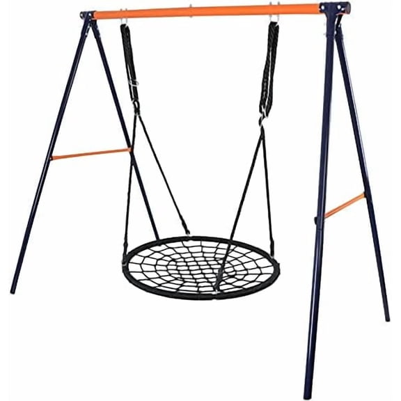 Metal Swing Frame Outdoor Swing Porch Stand for Swing Seat/Hammcks, Load 220lbs$$Garden &