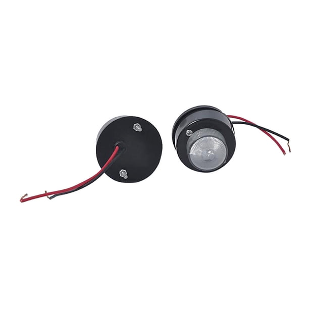 Car Side Marker 7 luces LED, camioneta pickup camioneta lateral de remolque lámpara, señal de vuelta lateral bombilla de luz, 12V 24V luces de señal de vuelta lateral, LED luz de