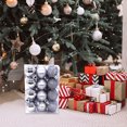 thumbnail image 5 of Zvmxot 24Pcs Christmas Balls Ornament, 1.18 Inch Christmas Decorations, Silver, Set Bright Matte Powde Hanging Balls, Plastic Electroplated Christmas GIft Pendant Decor, 5 of 8