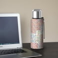 thumbnail image 5 of 20 Oz Pioneer Flower Coffee Tumbler Double Wall Insulated Stainless Steel Water Bottle | Metal Reusable Thermoses Flask with Cup Cap | Leak & Sweat Proof with Anti-Dust Lid, 5 of 7
