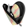 thumbnail image 4 of YFYANG 2 Piece Women's Portable Makeup Bags, Lovely Watercolor Pineapple Clutch Travel Toilet Bags Cosmetic Organizer, 4 of 7