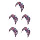 thumbnail image 2 of Guardurnaity Estilos bohemios Head Wraps para mujer Diseño elástico en forma de V Pre-atado plisado Skullcap Swirly Headcover ventilador rojo azul oscuro Type1 NO1 Guardurnaity CBP206581, 2 of 4