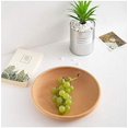 thumbnail image 3 of Ensaladera de 30cm, platos de frutas, plato redondo de madera, bandeja para servir té, comida y bebida, 3 of 5