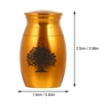 thumbnail image 4 of WRITWAA 1 Pce Arbre Cercueil Anti-Rouille Petites Urnes pour Chat, 4 of 8