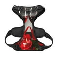 thumbnail image 5 of Bingfone Red Wine Rose No Pull Dog Vest Harness For Small Medium Large Dogs Strap For Puppy Walking,Training,Dog Harness-Small, 5 of 9