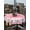 Pink, variant on Outdoor Tablecloth with Umbrella Hole and Zipper, Eucalyptus Pink Round Table Cloth 54 Inch Waterproof Tablecloth, Vintage Bottle Succulents Flower Stripes Picnic Table Cover for Patio Camping