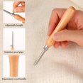 thumbnail image 4 of HLONK 5 Pcs Punch Needle Tool  Punch Needle Kit Metal Punch Needle Punch Needle Threader Punch Needle Set for Beginner DIY Craft Floss Cross Stitching Embroidery Tools  2.5/3.5/5mm, 4 of 5