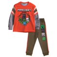 thumbnail image 1 of Conjunto para Niños Minecraft de 2 Piezas: Camiseta de Manga Larga y Pantalones, 1 of 6
