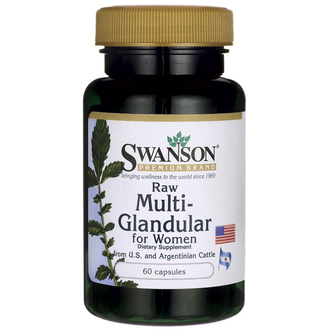 Swanson MultiGlandular For Women 60 Capsules