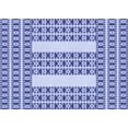 thumbnail image 1 of Ahgly Company Indoor Rectangle Patterned Royal Blue Area Rugs, 4' x 6', 1 of 6