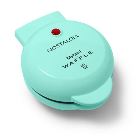 Nostalgia MyMini Waffle Maker, Teal