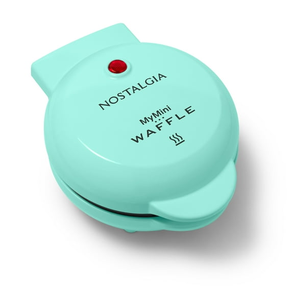 Nostalgia MyMini Waffle Maker, Teal