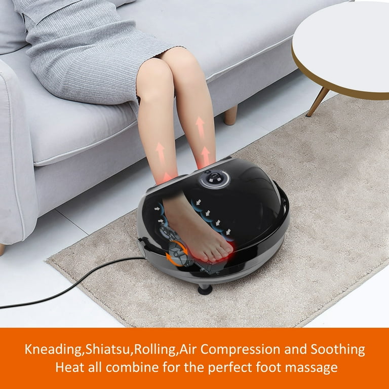 Comfier Shiatsu Foot Massager Machine, Kneading Foot and Back Massager with Heat Wm-5913, Size: One size, Black