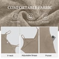 thumbnail image 6 of Asklazy Women's Casual Flowy Maxi Dress,V Neck Adjustable Spaghetti Strap Long Dress with Pockets,US Size,Light Coffee,M, 6 of 9