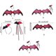 thumbnail image 3 of Halloween Bat Costume Set Bat-Wings with Headband and Wand Set for Kid Adults, 3 of 5