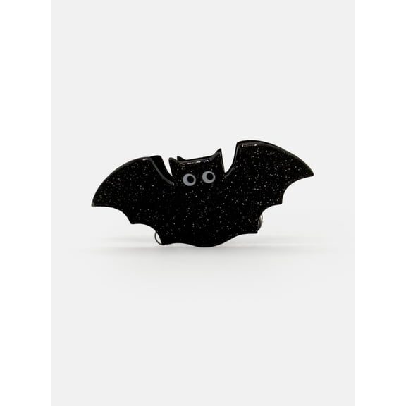 Way To Celebrate Flying Bat Acrylic Hair Claw, Black