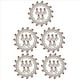 thumbnail image 1 of Parches de CorazóN de Dedo de 100 Piezas, de Bordado Cosido de CorazóN de Dedo de Coreano, Pin de Etiqueta Adhesiva de Aplique de Tela para Jeans, 1 of 5
