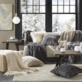 thumbnail image 4 of Edina Faux Fur Throw Natural 50x60", 4 of 4