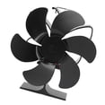 thumbnail image 4 of Ventilador De Estufa Bajo Nivel De Ruido 6 Aspas Negro 1400 Rpm Velocidad Del Viento Ventilador De Quemador De Leña Para Hornos De Pellets ANGGREK Electrodomésticos, 4 of 8