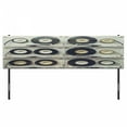 thumbnail image 3 of 90s Headboard, 80s 70s Retro Style Old Nostalgic Fun Dance Theme Music Song Products Vintage Photography, Upholstered Decorative Metal Bed Headboard with Memory Foam, King Size, Black, by Ambesonne, 3 of 4